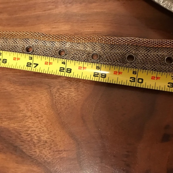 Mesh belt gold silver size medium - Picture 5 of 11